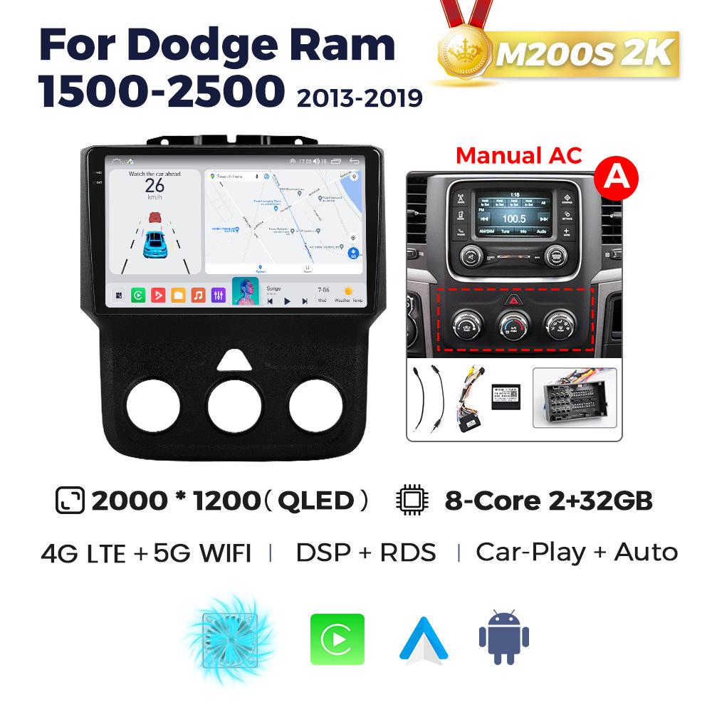 Dodge Ram 2013-2018 Android Navigation System for 1500/2500/3500 Models