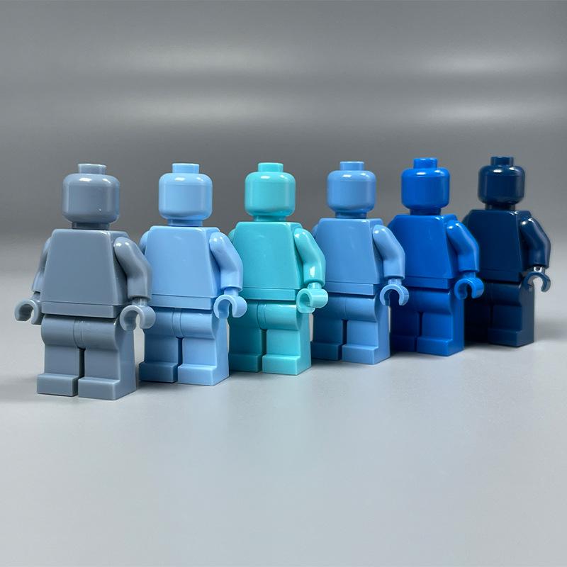 DIY Transparent Minifigure Building Blocks - Plain & Multi-color Paintable
