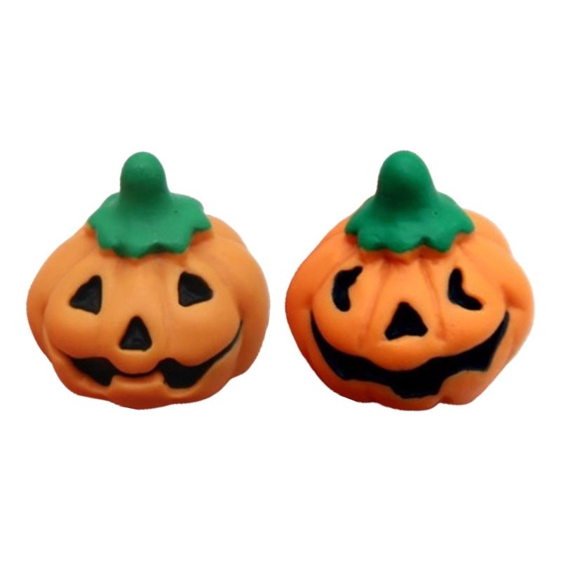 Miniature Pumpkin Figurine Resin Craft Model Project Accessories Halloween Theme Decors For 1/12 Doll House Accessories