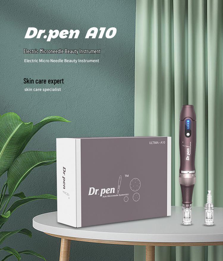 DR.pen A10 Electric Microneedle Beauty Pen with Screen Display, Wireless Charging, and Portability