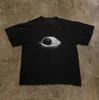 Dunkles Windauge Gothic Grunge Y2K Unisex Baumwoll-T-Shirt
