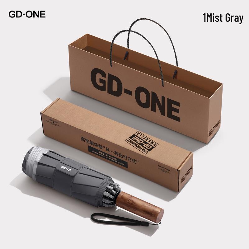 60-Bone High-End Automatic Folding Dual-Use Umbrella, Anti-Rebound, Sunshade for Men & Women