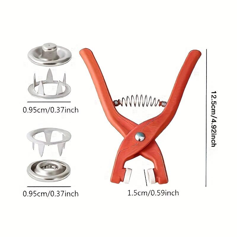 Button Accessories With 1pc Plastic Hand Pliers For Fast And Easy Clothing And Quilt Production