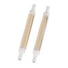 2Pcs R7S 98LED Bulb Double Ended 118mm Dimmable Flood Light Source Accessory Warm White100?130V