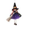 Kid Toy Halloween Witch Dolls Hanging Witch Figurine Handicraft  for Christmas Tree