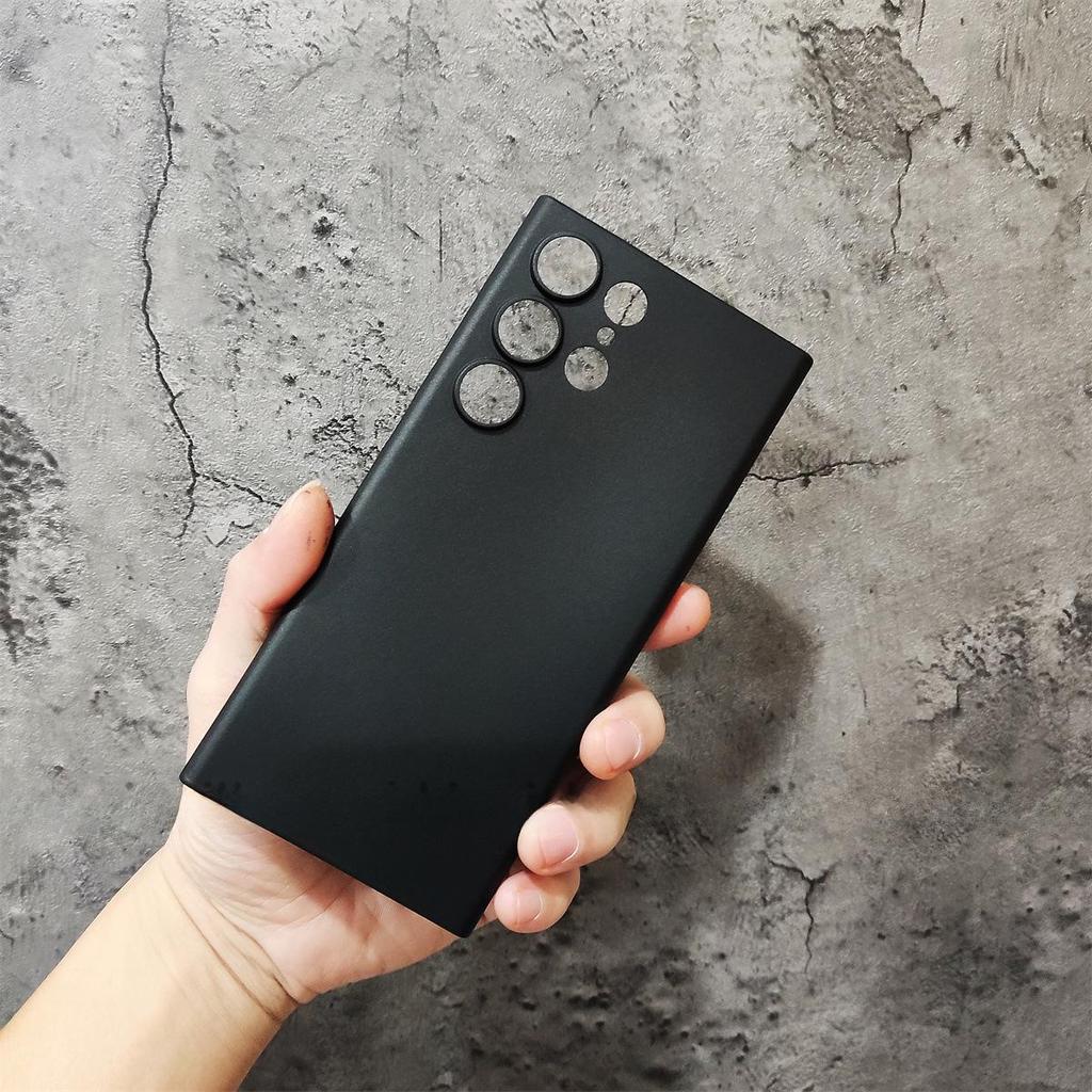 "S24Ultra Hot-Selling Ultra-Thin Non-Yellowing Frosted Hard Transparent PP Case for Samsung S25U/S23+"