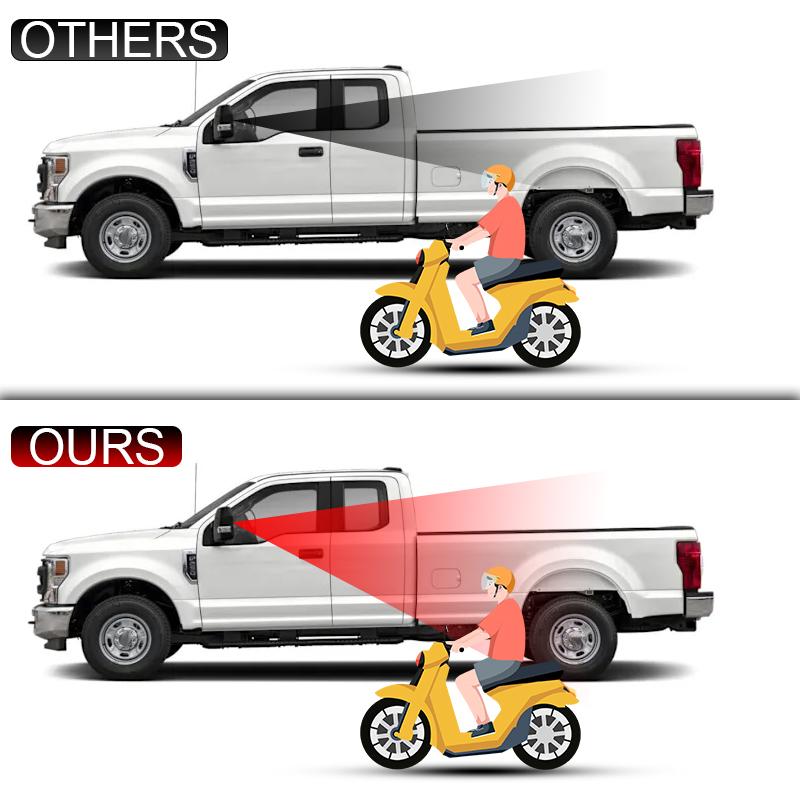 Auto Heated Upper Mirror Glass With/Without Blind Spot For Ford F150 2015- Ford Super Duty F250 / F350 / F450 / F550 17-22