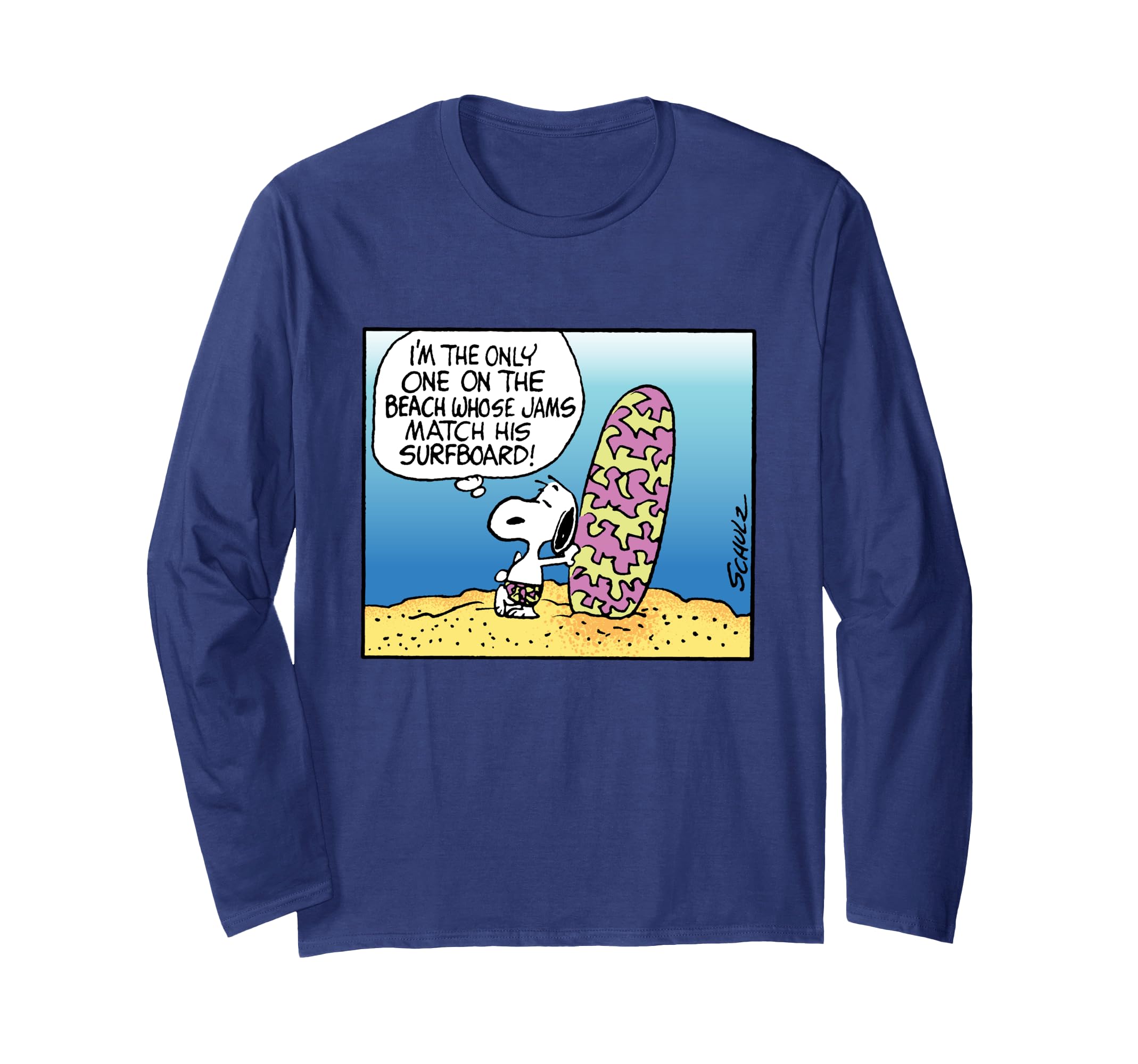 

Peanuts Snoopy Matching Jam and Surfboard Long Sleeve T-Shirt