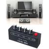 HP401 Stereo Auditory Mixer Distributor Signal Selector 4 Input 1 Output 3.5MM Individually Control Headphones Amplifier