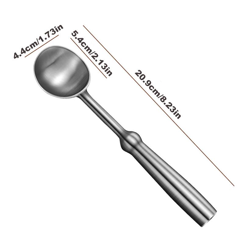 Multifunctional 304 Stainless Steel Ice Cream Scoop Ball Digger Fruit Watermelon Spoon Kitchen Restaurant Quality Ice Scooper