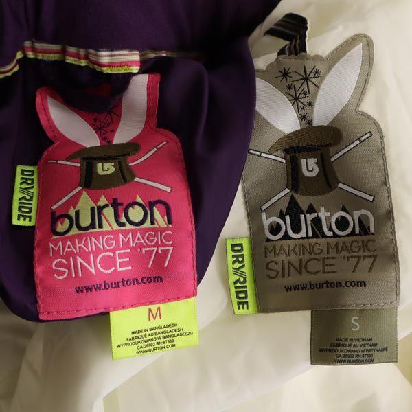 Burton Комплект одежды для сноуборда Верх: S/Низ: M Цвет слоновой кости x фиолетовый горнолыжный костюм Женский Б/у