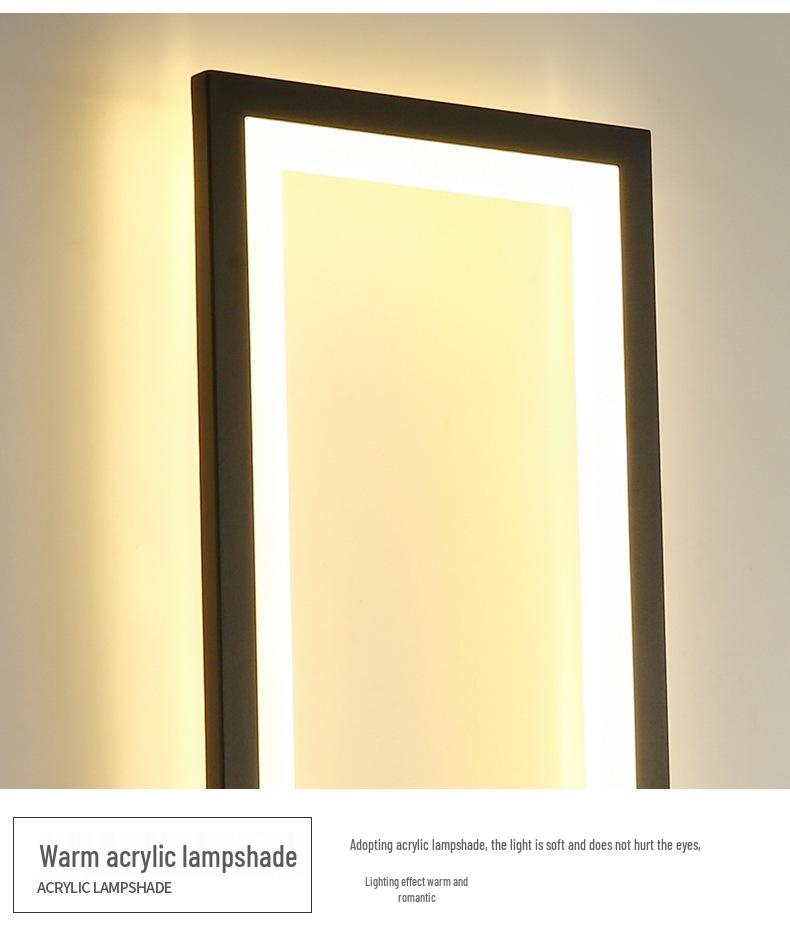 Modern LED Wall Lamp: Sleek Design for Bedroom, Living Room, and Hallway