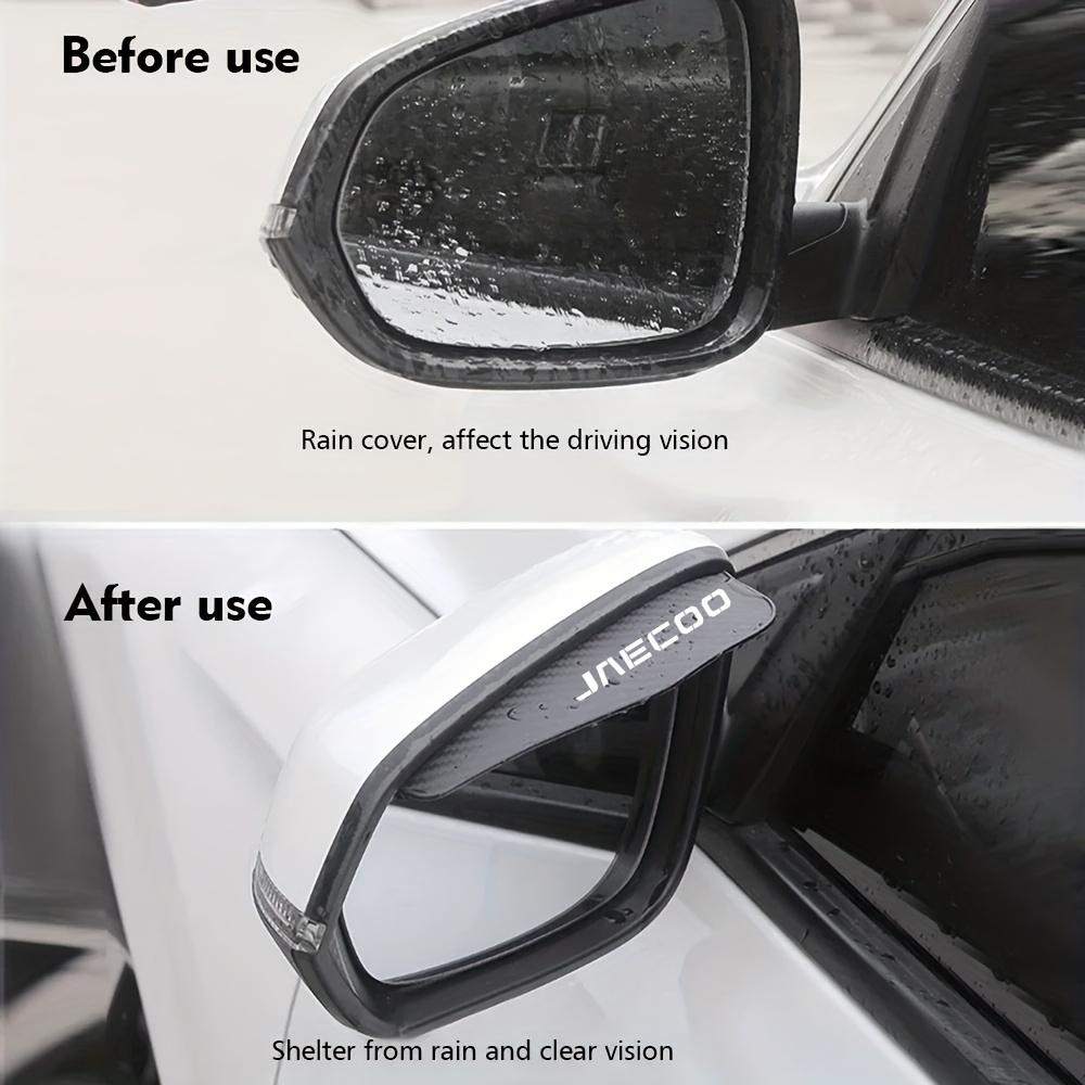 2pcs Car Rearview Mirror Rain Visors Sunshades Carbon Fiber Side Snow And Rain Covers for Chery Jaecoo J7 J8 7 Phev