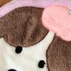 Cat-Shaped Coral Fleece Dopamine Hand Towel Super Absorbent Soft Touch, Space-Saving Vertical Design for Bath & Kitchen Decor