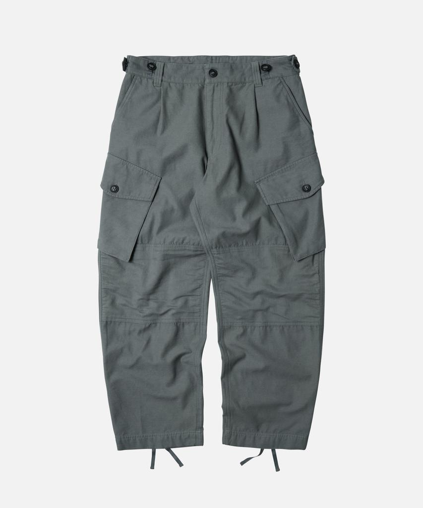 FRIZMWORKS Backsatin Royal Navy Combat Pants _ Steel Gray