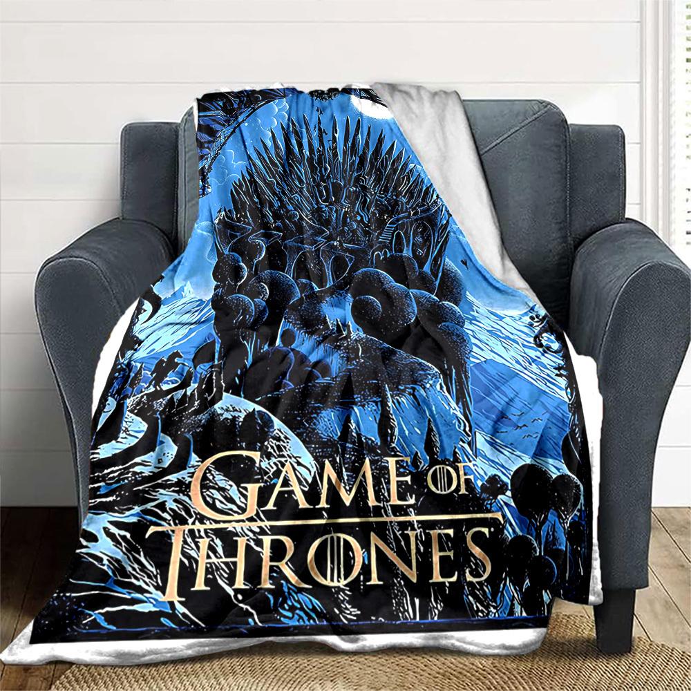 1pc Game of Thrones Blanket Lightweight Flannel Throw for Sofa Bed Travel Camping Livingroom Office Couch Chair 1136KK