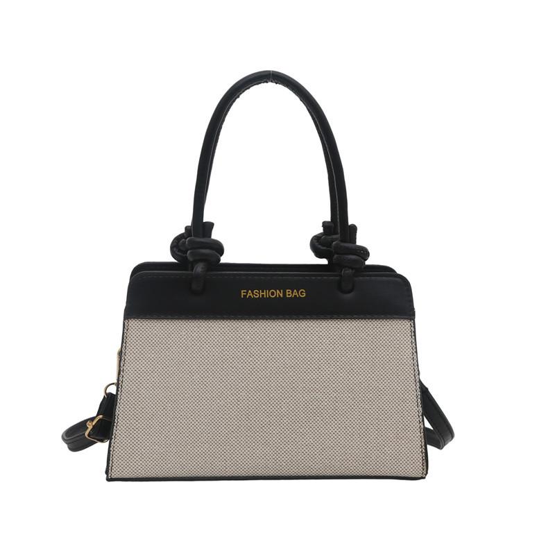 

Корейская версия женской сумки-мессенджера - большая вместимость, ретро, мягкая, прочная, через плечо, повседневная, модная, шикарная, с ощущением высокого класса. чёрный