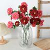 Künstliche Chrysanthemenblume Langer Stiel Realistische Künstliche Ringelblumen Blumenstrauß für Vase Tischmittelstück Haus Hochzeitsparty Garten Dekoration
