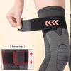 1Pair Long Length Compression Knee Pads Brace Support Lengthen Stripe Sport Sleeve Arthritis Joint Pain Protector Elastic Kneepad