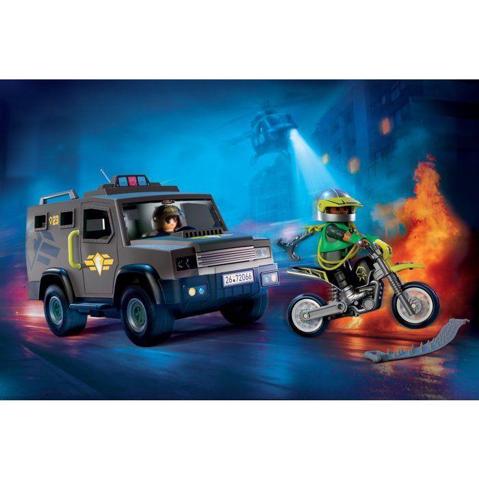 Playmobil 72066 Fourgon d'intervention des forces spéciales, City Action, Les policiers, Promo Pack, 56 pièces, dès 4 ans