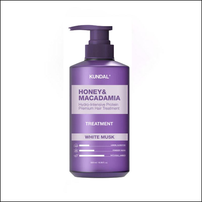 Kundal Honey and Macadamia Hair Treatment 500ml / #White Musk / exp 2026.06
