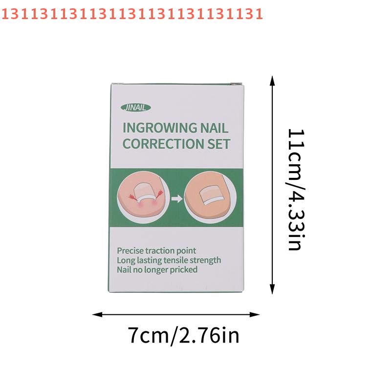 1/2 Zestaw Narzędzi do Korekcji Wrośniętego Paznokcia Pedikiur Rekonwalescencja Leczenie Wrośniętego Paznokcia Profesjonalne Narzędzie do Pielęgnacji Stóp