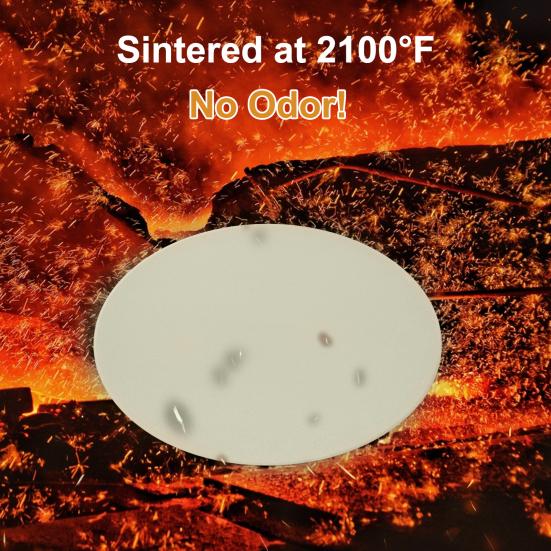 Cordierite Pizza Stone for Oven And Grill Square Baking Sheet Thermal Shock Resistant Cooking Stone Multi-Purpose Round