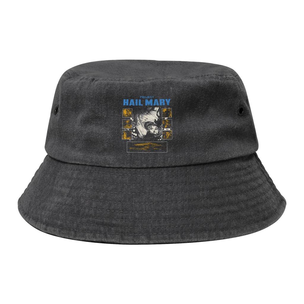 Streetwear Rocky Amaze Amaze Amaze Project Hail Mary Movie Bucket Hats Teen Distressed Denim Fishing Caps Hatwear Panama Hat