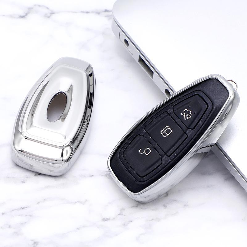 Ford Focus Schlüsselhülle für Kuga, Ecosport, Mondeo und Zhi Sheng, Halbschalenabdeckung.