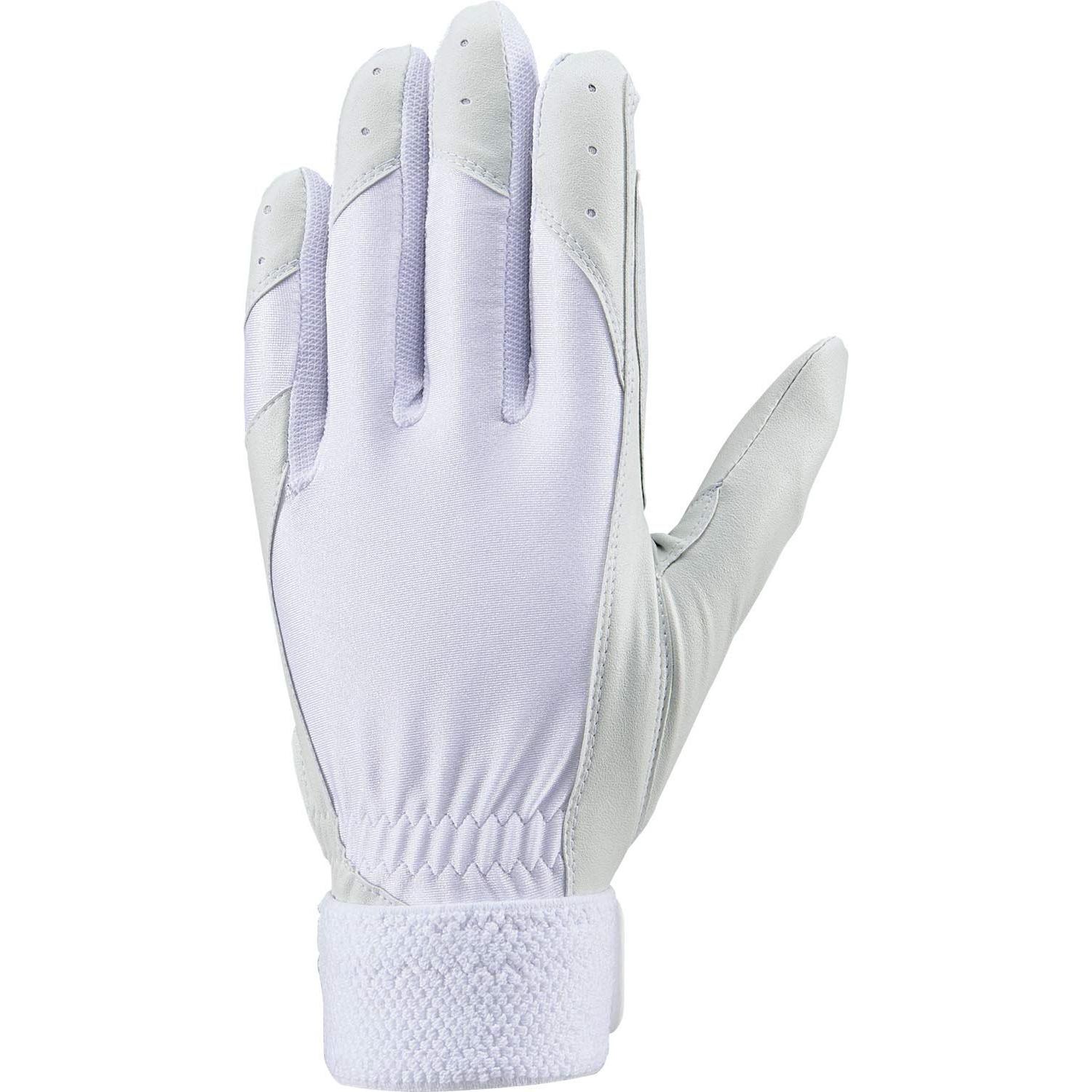 Used New ZETT Defensive Glove, One Hand, Compatible with High School Baseball Rules, White (1100), S Size for Left Hand (22~23cm), BG263HS