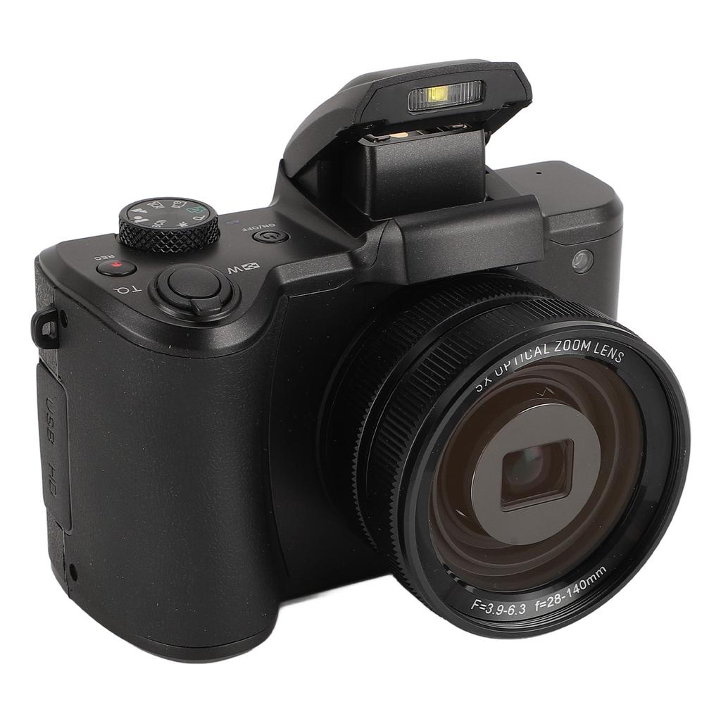 5K Digitalkamera Multifunktional High Definition 64MP Vlogging-Kamera 3,2-Zoll-Display 6 Achsen