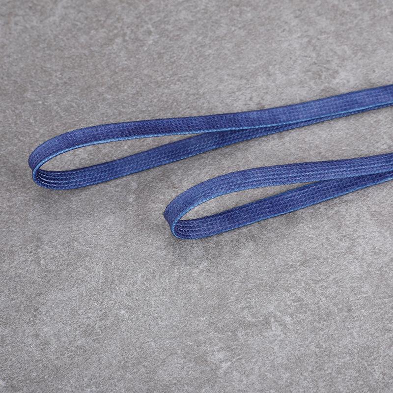 

Грязные шнурки Качественный полиэстер хлопок Плоские шнурки AF1&Dunk Кроссовки Шнурки 120/140/160 см 1 пара Аксессуары для обуви 140cm темно-синий