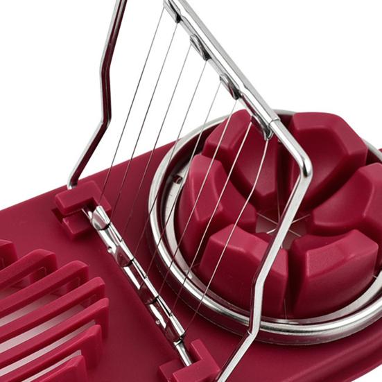 Egg Slicer Stainless Steel Salad And Sandwich Egg Cutter Fancy Splitter Egg Cutter Tool Kitchen Gadget