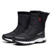 Botas de Invierno Nuevas Botas de Nieve Engrosadas para Pareja Calientes de Terciopelo Zapatos de Nieve para Exteriores Zapatos de Algodón para Hombre y Mujer
