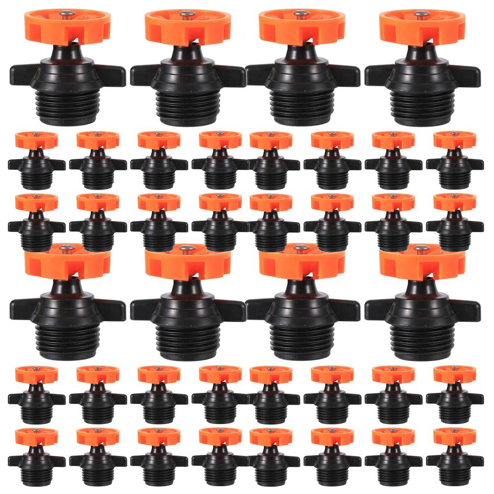 50/10pcs 360 ° Rotating Irrigation Nozzle 1/2 Inch Male Thread Watering Sprinkler Automatic Drip Irrigation Drippers For Garden