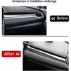 Autozubehör Passend für Honda Civic 10. Generation 2016-2021 Armaturenbrett Mittelkonsolen Streifen Abdeckung Zierleiste (Carbonfaser-Stil) ABS 3 STK
