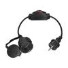 4.8mm To 4.8mm Power Cord Extension Cord With Protective Cover Male Plug To Female Socket Electric Wire For Electronic