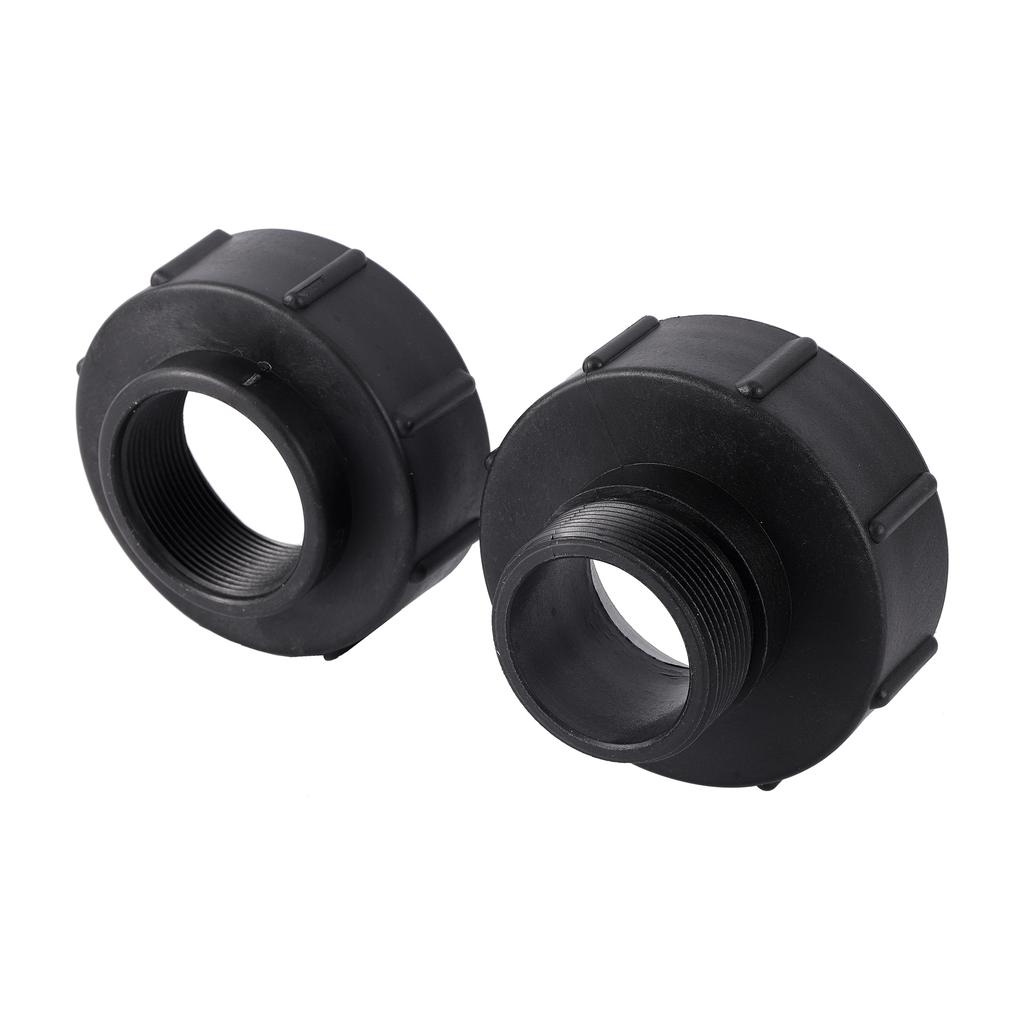 S100 to S60 IBC Connector BSP Fine Thread Drain Adapter Tank Adapter, IBC Tote Adapter Pipe Hose Adapter Garden Water Connection