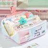Large Capacity Pen Bag Large Opening Pencil Pouch Kawaii Stationery Bag  Students