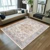 Distressed Oriental Floral Rug Non Slip Bathroom Door Mat Washable Carpet Floormat for Living Room Kidsroom Entryway Boho Retro