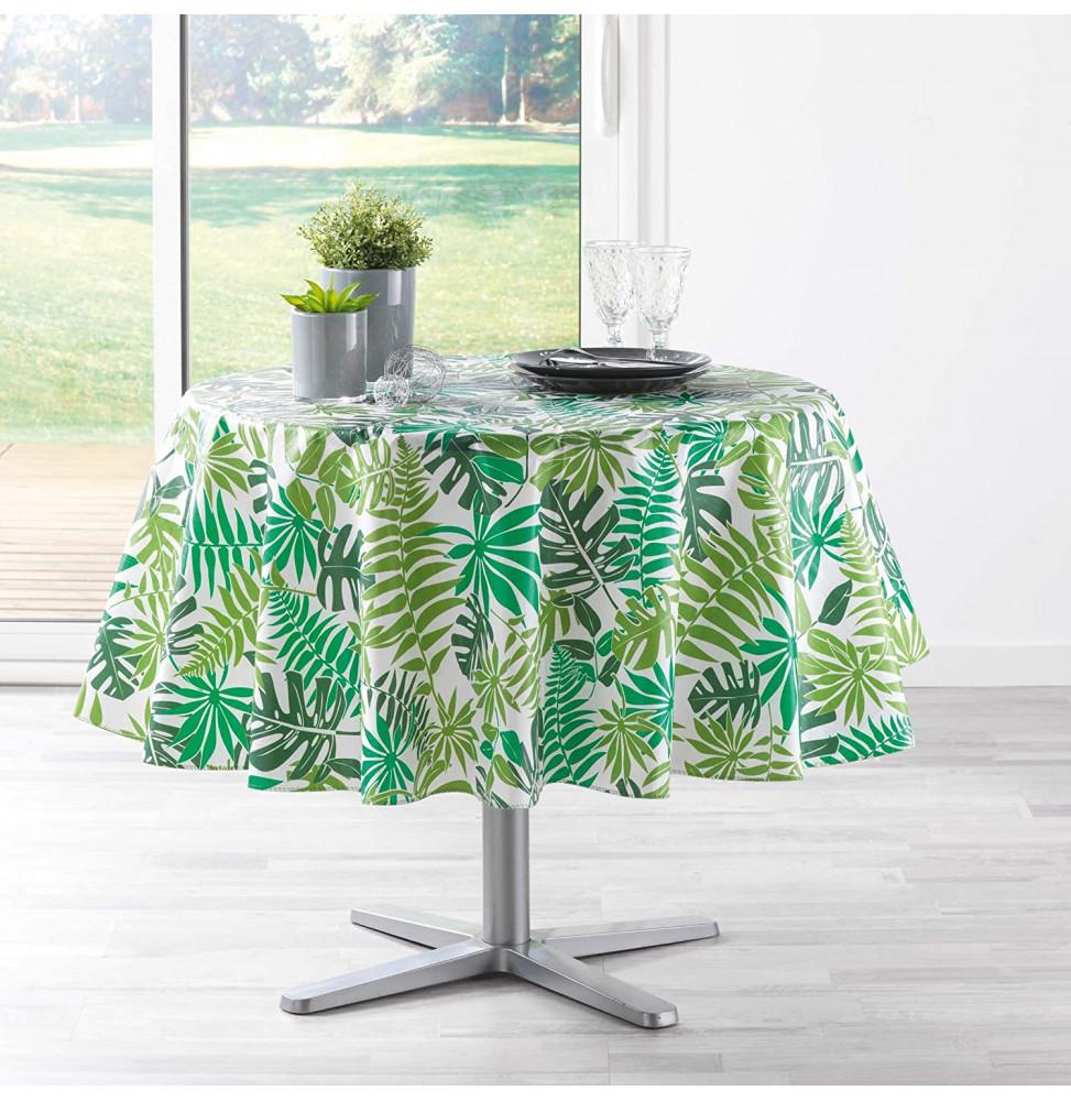 Buy Round PVC tablecloth Peva D 160 cm Fiora at affordable prices