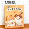 Cute Animal Stickers Sticky Notes, Student Creative Combination Message Notes  Cartoon Stickers Memo Pad Pasted N Times  Gift