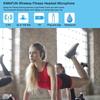 KIMAFUN 2.4G Wireless Headset Microphone Waterproof Sweatproof Mic for Fitness Coach Yoga Dance Teacher School Classroom Speaker