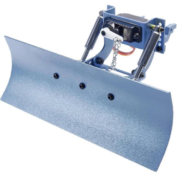 1/18 RC Aluminumx Adjustable Snow Shovel/Snow Plow kit with 12G 180° Servo Motor for RC 1/18 TRX4m Crawler Car Upgrade