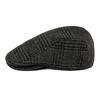JANGOUL Newsboy Caps Men Wool Blend Flat Cap Winter Warm Hat Driving Hats Gastby Ivy Caps for Male Vintage British Beret