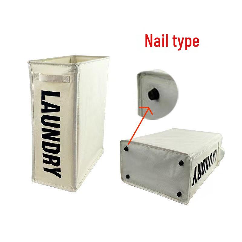 Foldable Oxford Cloth Storage Basket with Wheels - Yoga Mat & Laundry Holder for Bedroom Crevices