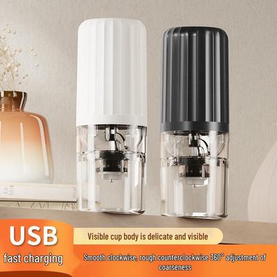 Przenośny, ładowany przez USB elektryczny młynek do kawy ziarnistej