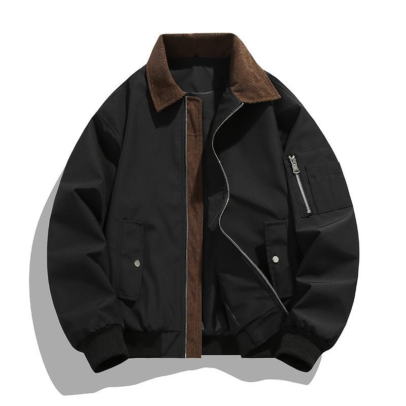 Spring and Autumn New Men's Lapel Jacket Korean Style Fashion Sports and Casual Suit Tops Handsome