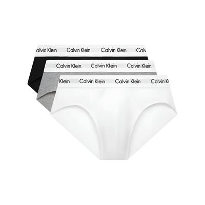 Logo Comfort Triangle Underwear Three-Pack Men Underwear Black White Gray U2661-998