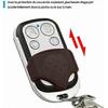 Copy Remote Control Clone Metal Remote Control 4 Buttons Key Fob Fax with Cover Protector, 433Mhz